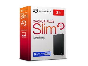 Ổ cứng HDD Box SEAGATE 2TB BACKUP SlimPlus Slim 2.5” USB 3.0